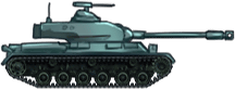 Sideview of Type 61 MBT